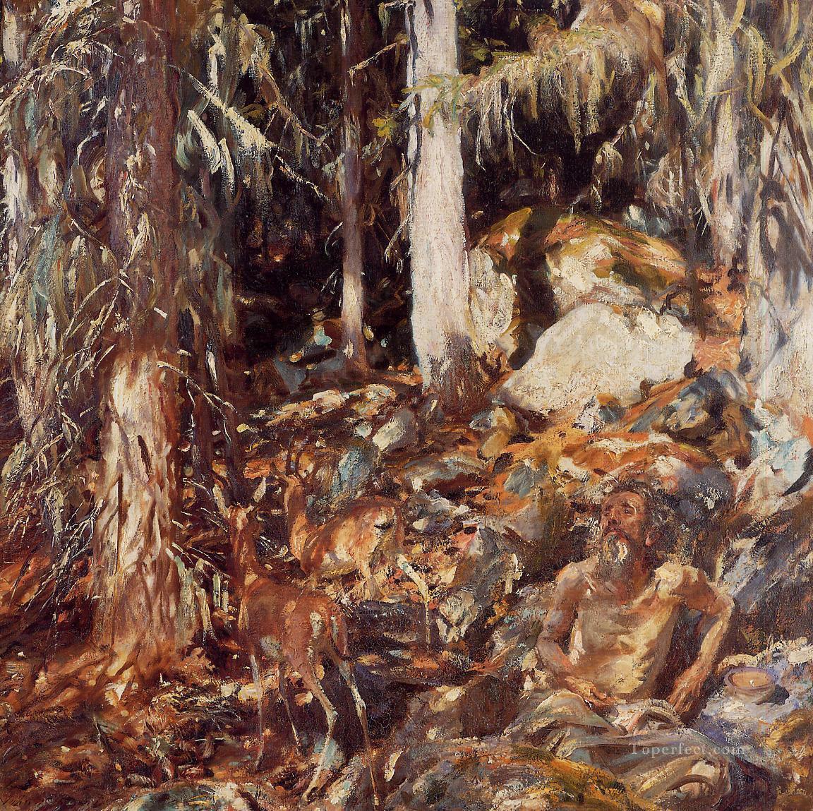El ermitaño John Singer Sargent Pintura al óleo